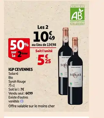 Auchan IGP Cevennes offre