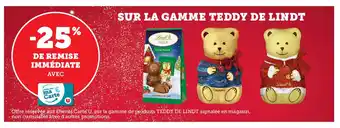Super U Sur La Gamme Teddy De Lindt offre