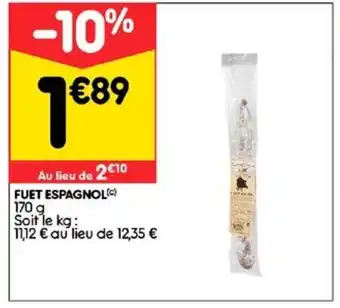 Fuet espagnol