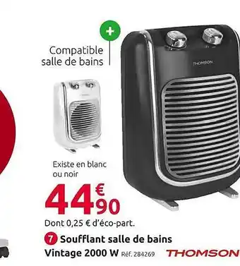 Mr Bricolage Soufflant salle de bains vintage 2000w offre