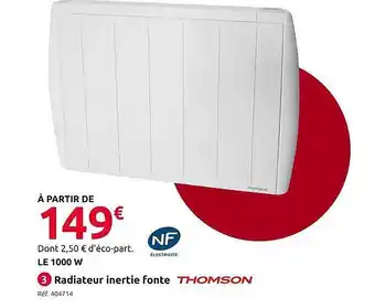 Radiateur inertie fonte thomson