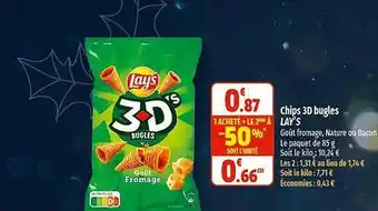 Coccimarket Chips 3d bugles lay's offre
