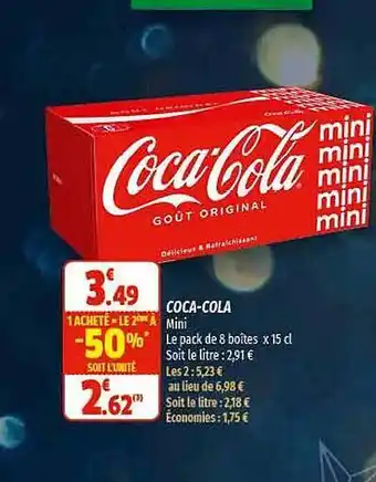 Coccimarket Coca-cola mini offre