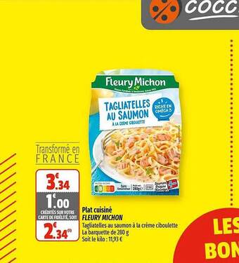 Coccimarket Plat cuisiné fleury michon offre