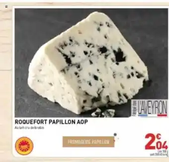 Grand Frais Roquefort papillon aop offre