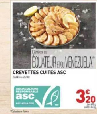 Crevettes cuites asc