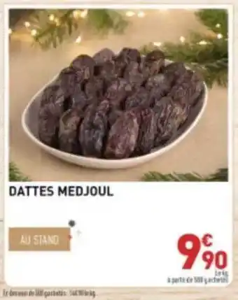 Grand Frais Dattes medjoul offre