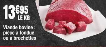 Migros Viande bovine : pièce à fondue ou à brochettes offre
