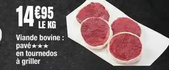 Migros Viande bovine : pavé en tournedos à griller offre