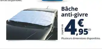 Vulco Bâche anti-givre offre