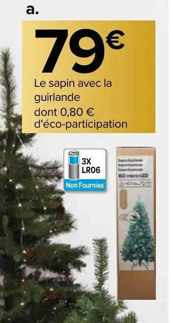 Sapin sirius avec pommes de pins