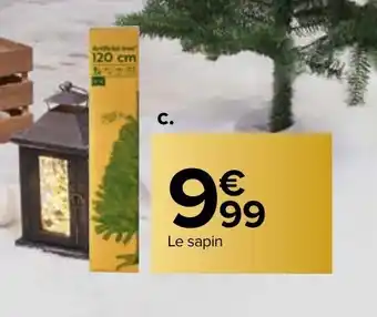 Carrefour Sapin 120 cm offre