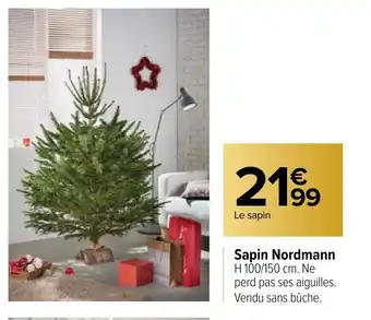 Carrefour Sapin nordmann offre