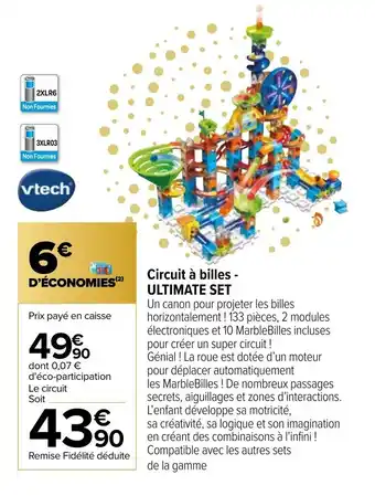 Carrefour Circuit à billes - ULTIMATE SET offre