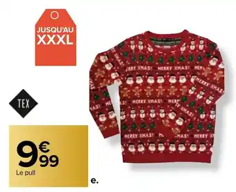 Promo Pull noel femme chez Carrefour