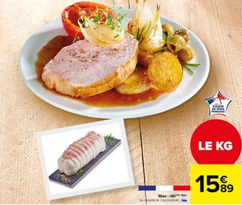 Carrefour Market Veau : rôti offre