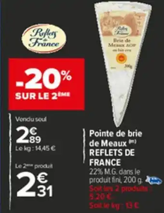 Carrefour Market Pointe de brie de meaux REFLETS DE FRANCE offre