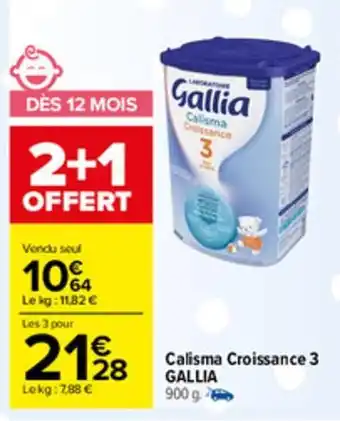 Carrefour Market Calisma croissance 3 GALLIA offre