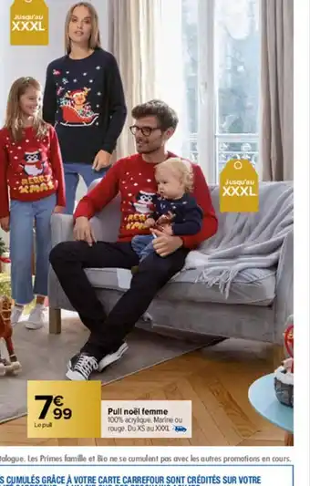 Pull Noel Femme