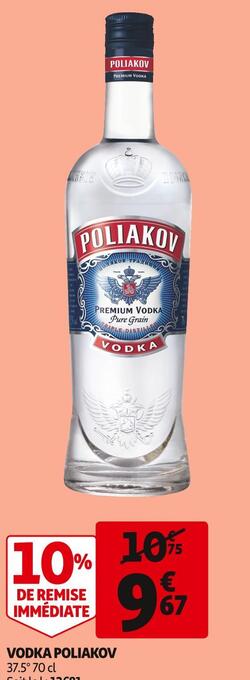 Auchan Supermarché Poliakov vodka offre