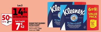 Auchan Kleenex essuie tout ultra clean offre