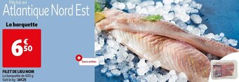 Auchan Filet de lieu noir offre