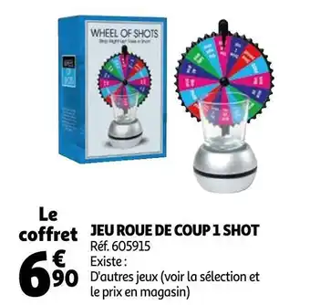 Jeu roue de coup 1 shot