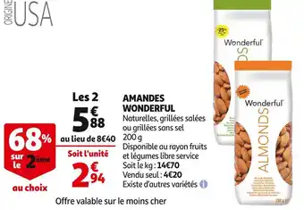 Wonderful amandes