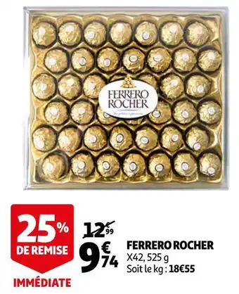 Auchan Ferrero rocher ferrero rocher offre