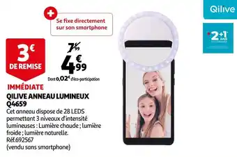 Auchan Qilive qilive anneau lumineux q4659 offre