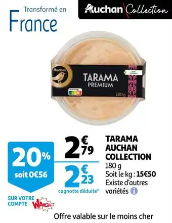 Auchan Auchan tarama auchan collection offre