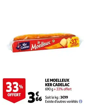 Auchan Ker cadelac le moelleux offre