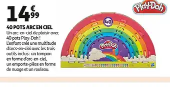 Play-doh 40 pots arc en ciel