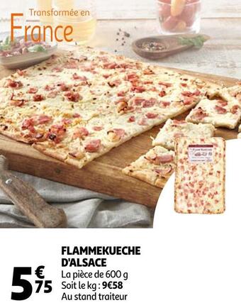 Auchan Flammekueche d'alsace offre
