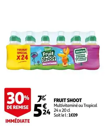 Auchan Fruit shoot fruit shoot offre