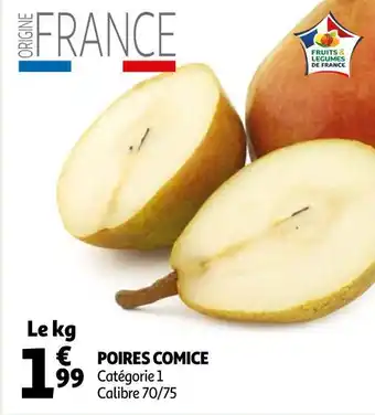 Auchan Poires comice offre