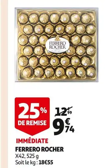 Auchan Supermarché Ferrero ferrero rocher offre