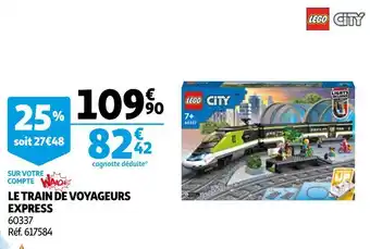 Auchan Lego city le train de voyageurs express offre