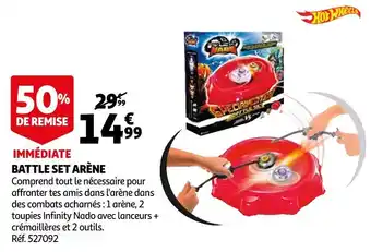 Auchan Hot wheels battle set arène offre