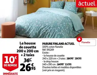 Auchan Actuel parure finland offre