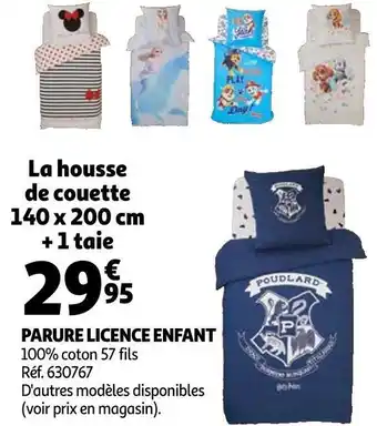Auchan Parure licence enfant offre