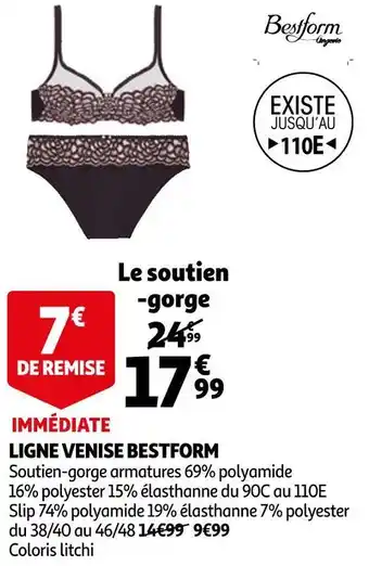 Auchan Bestform ligne venise offre