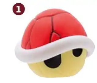 Auchan La lampe sonore carapace rouge h.14cm offre