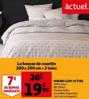 Auchan Actuel parure clery offre