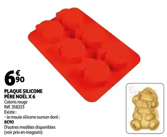 Auchan Plaque silicone père noël x 6 offre