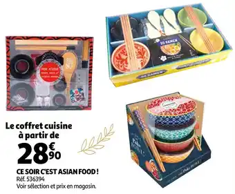 Auchan Ce soir c'est asian food offre
