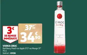 Auchan Supermarché Vodka ciroc offre