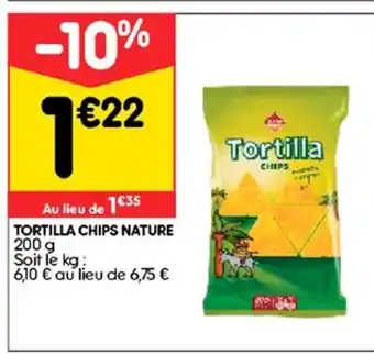 Leader Price Tortilla chips nature offre