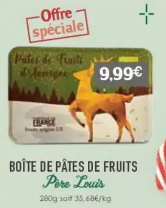 Naturalia Boîte de pâtes de fruits offre