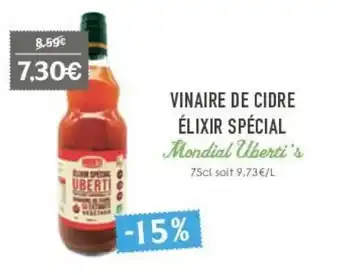 Naturalia Vinaire de cidre élixir spécial offre